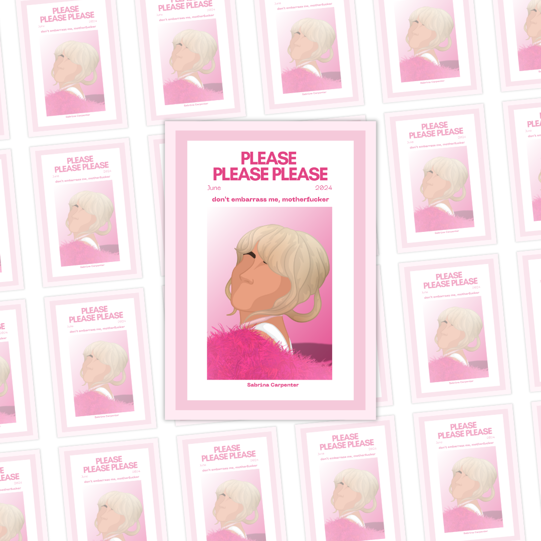'Please Please Please' Music Video Digital Poster