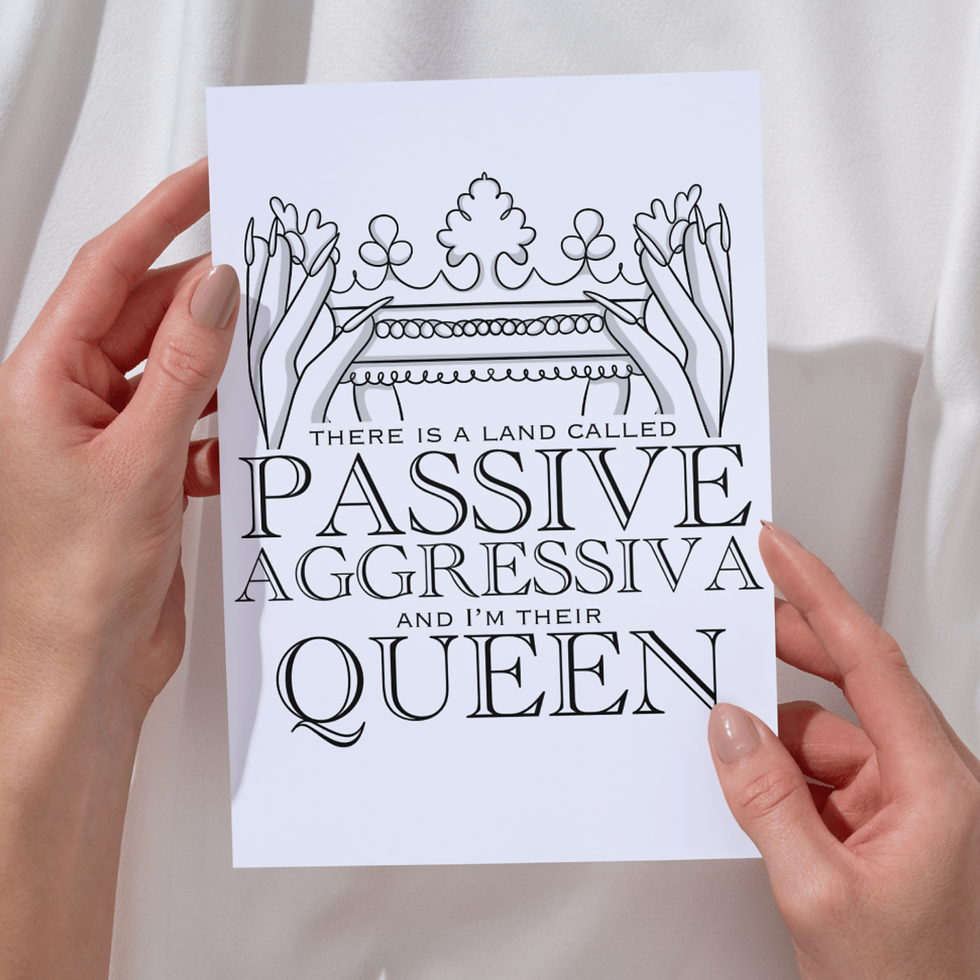 Thumbnail: Addison Montgomery: "Passive Aggressiva" Print