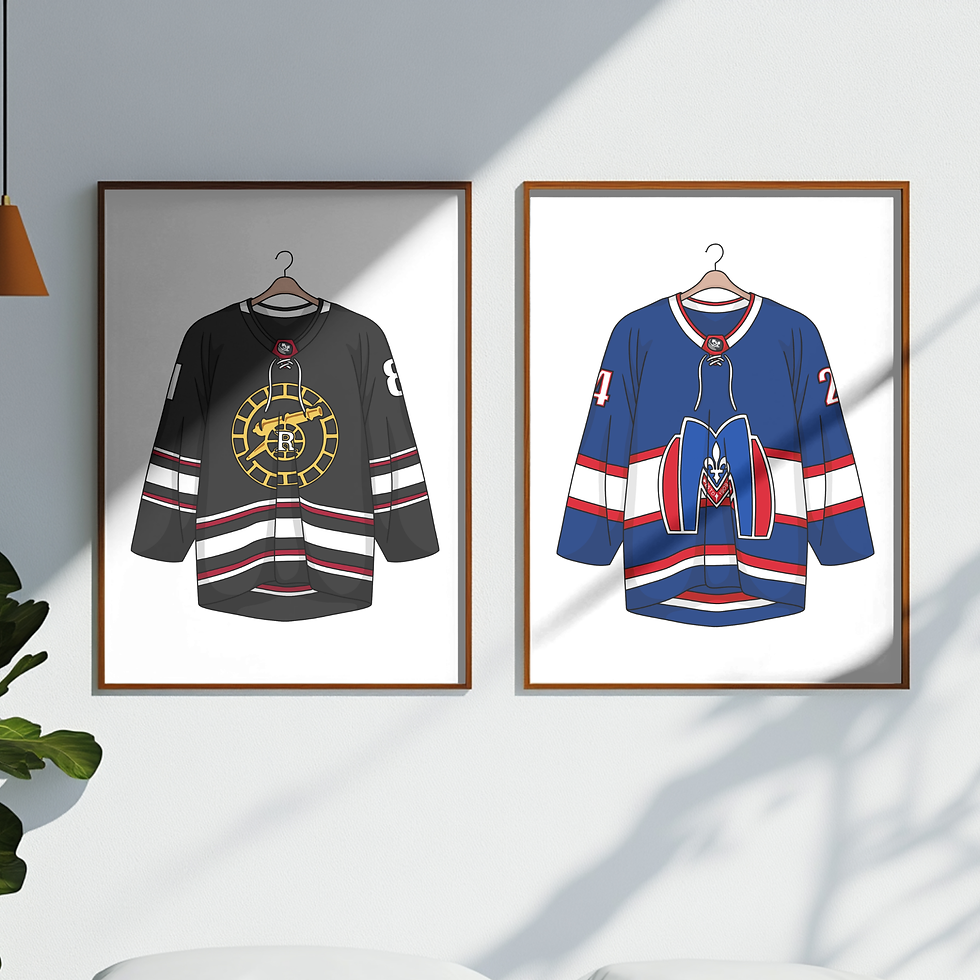 Thumbnail: Heated Rivalry Jersey Prints