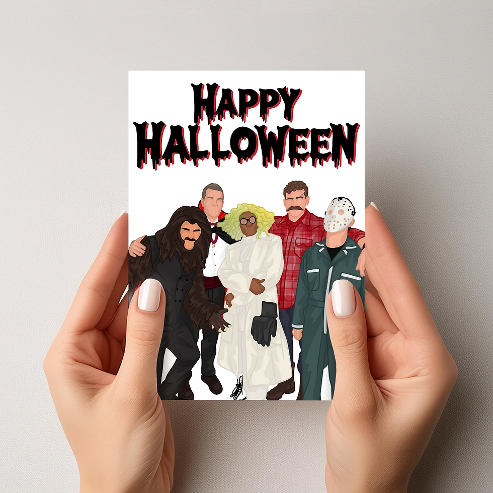 'Happy Halloween' Printable Card