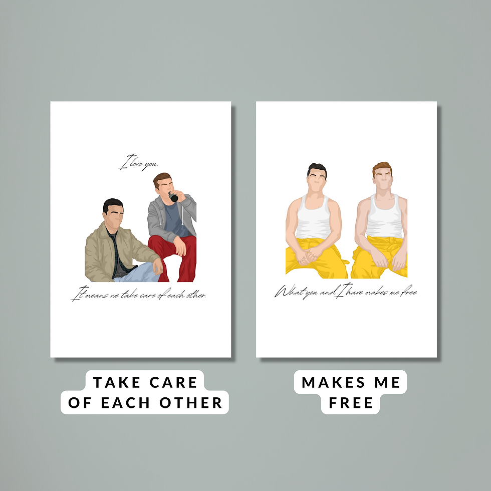 Thumbnail: Shameless: Gallavich Quote Prints Options