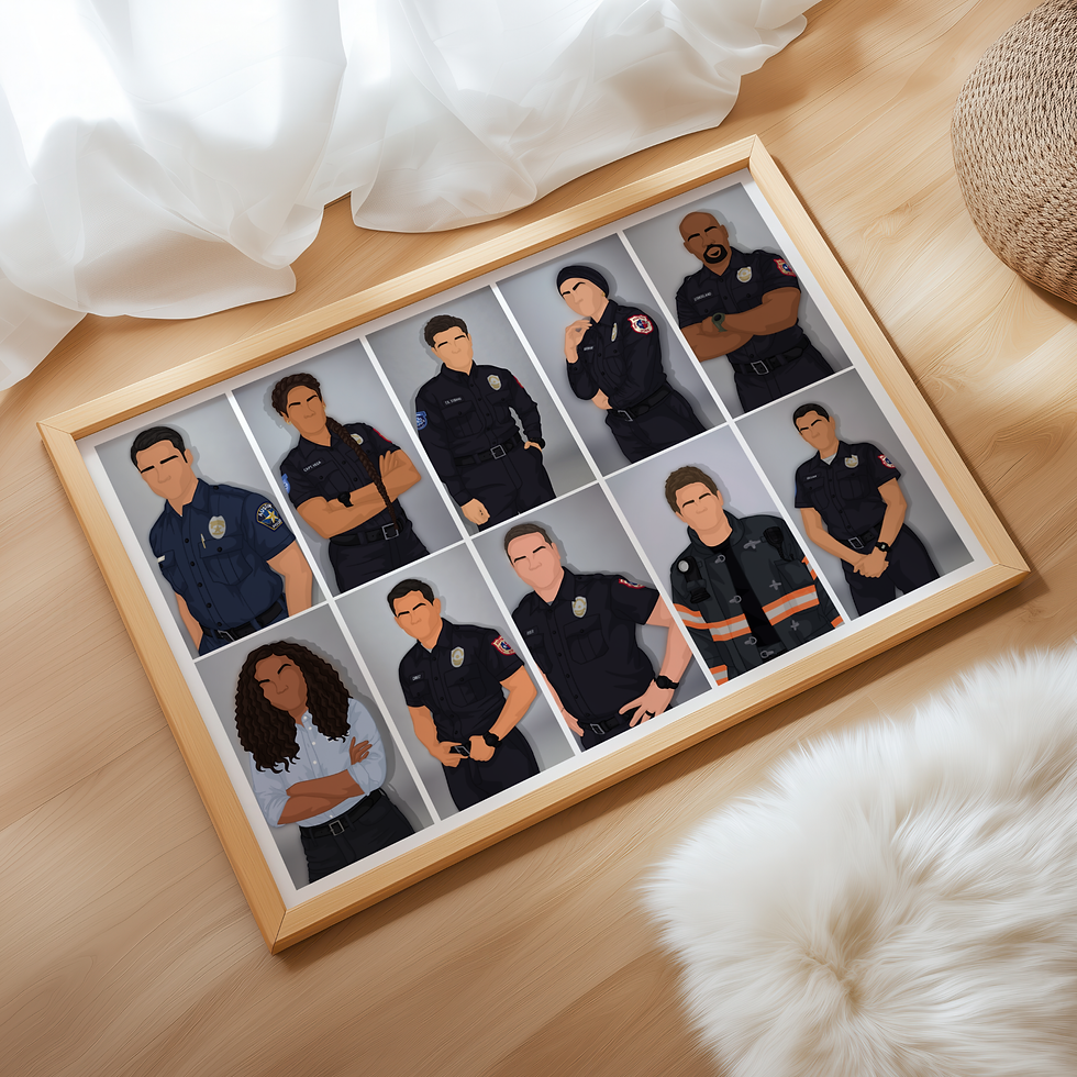 Thumbnail: 9-1-1: Lone Star Season 4 Portrait Grid