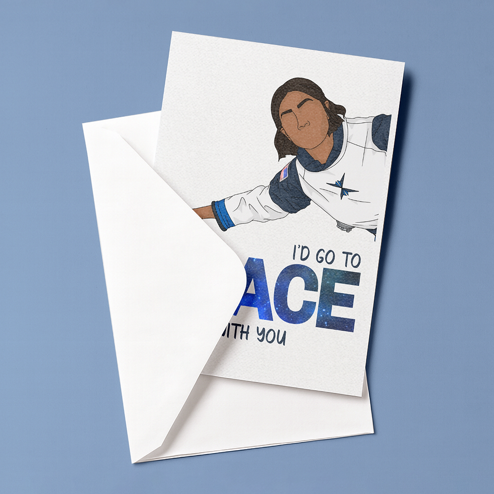 I'd Go To Space With You 9-1-1 Inspired Greeting Card