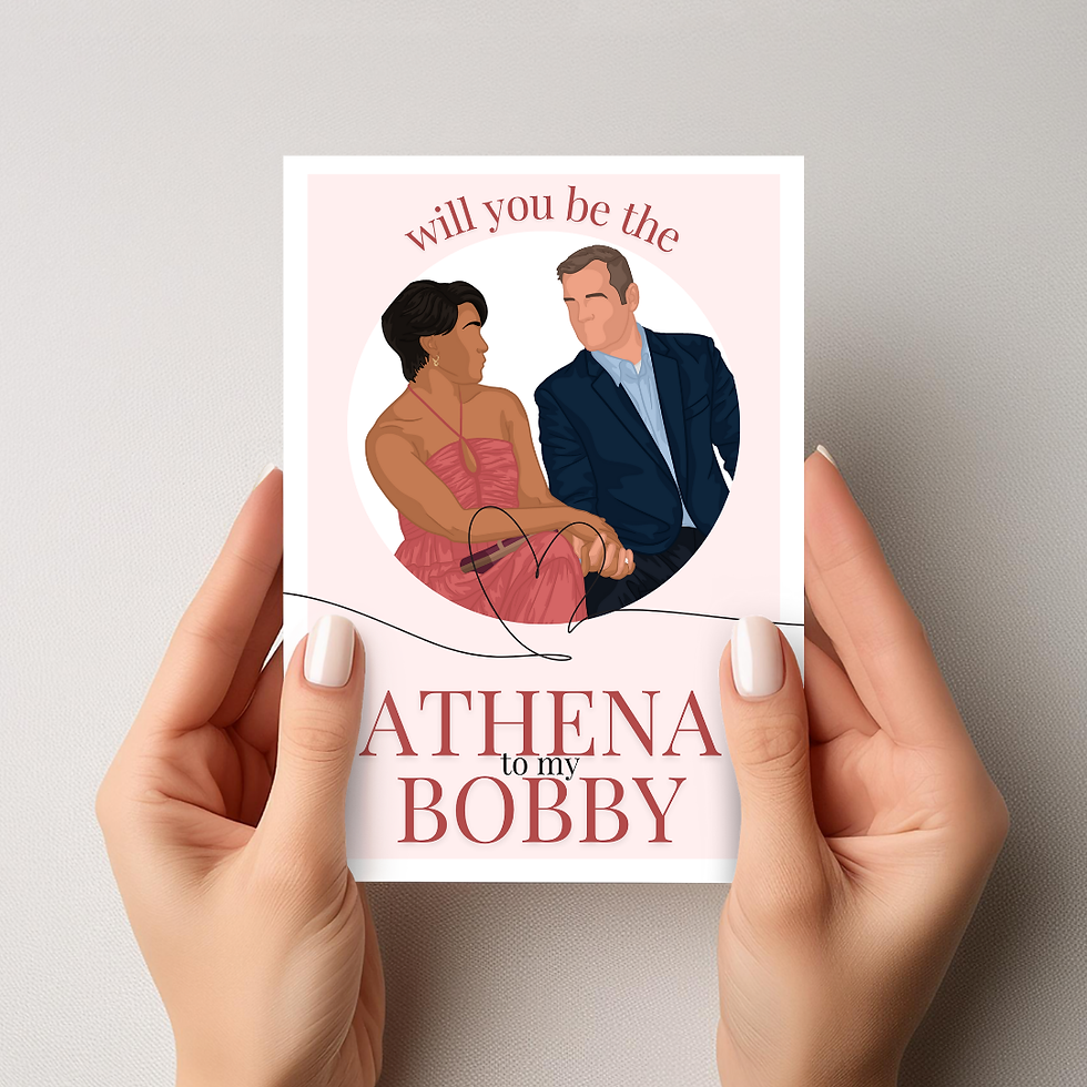 'Will You Be The Athena To My Bobby' Printable Card