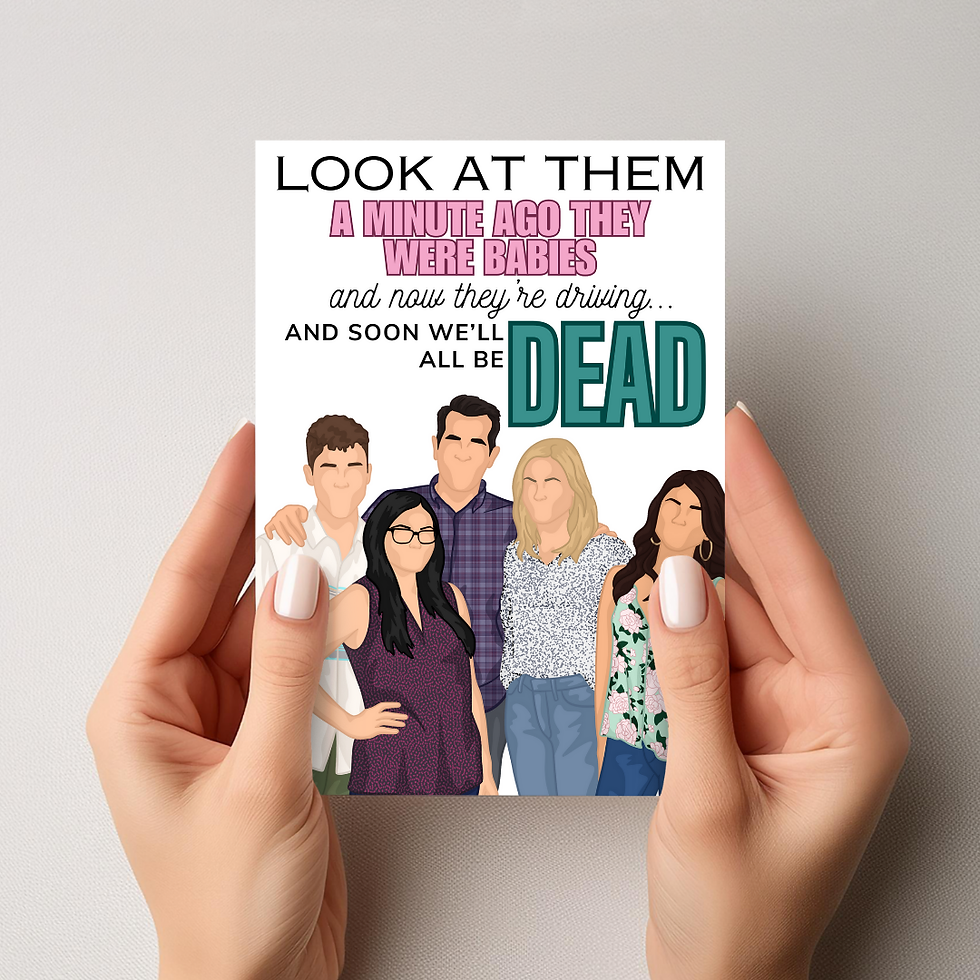 'Soon We'll All Be Dead' Printable Card