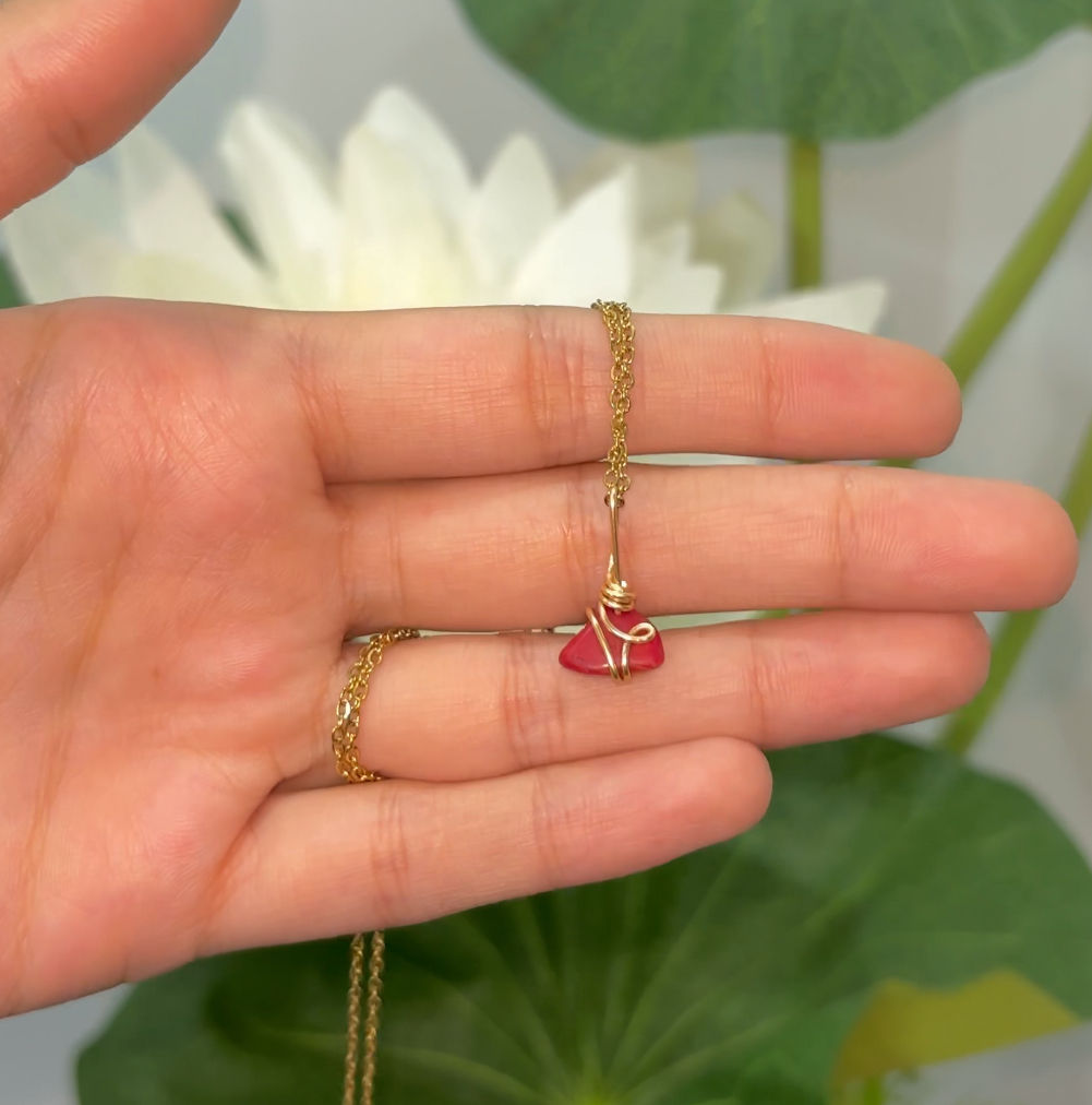Red Coral Pendant 