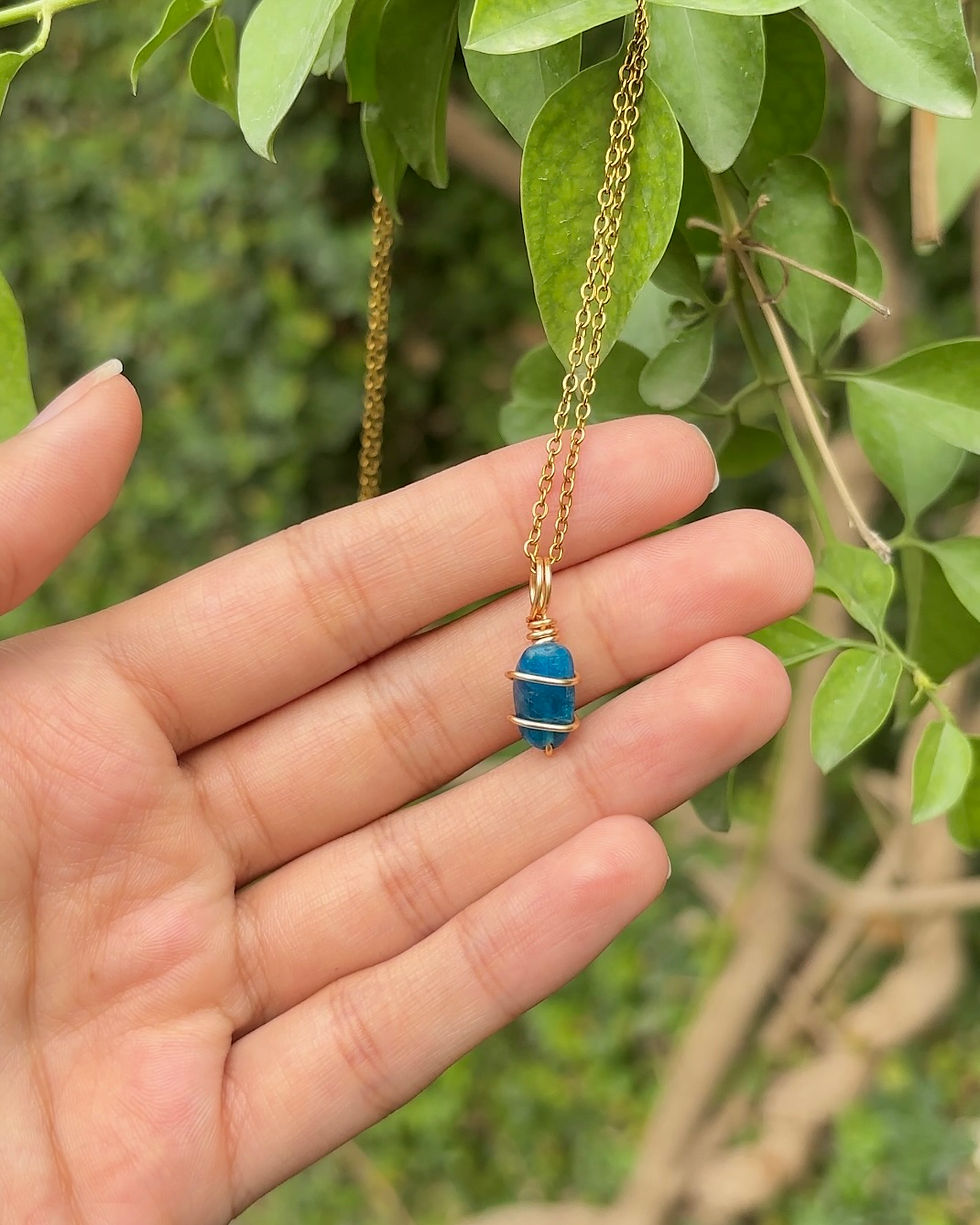 Apatite Dainty Pendant 