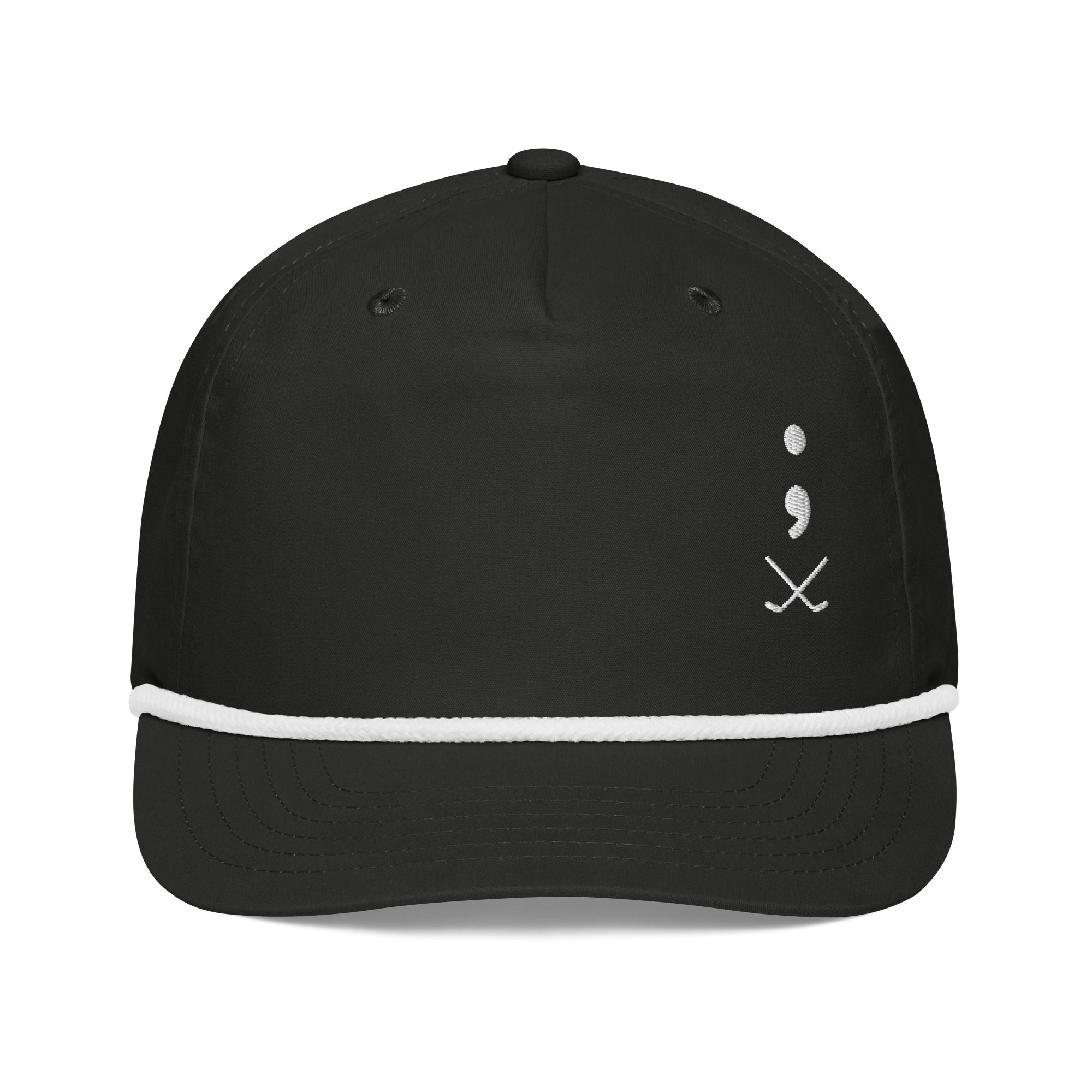 Hockey Semi-Colon Golf Rope Hat