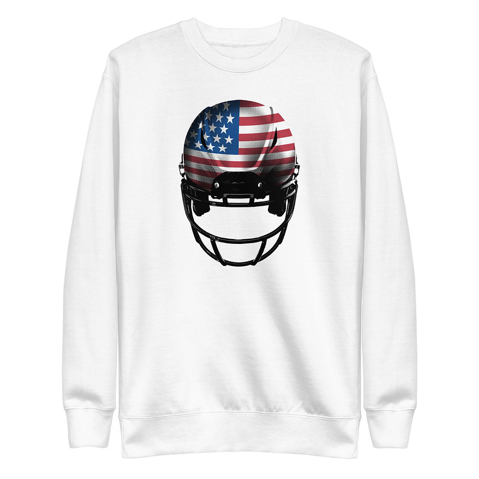 Thumbnail: USA Football Helmet Crew Neck