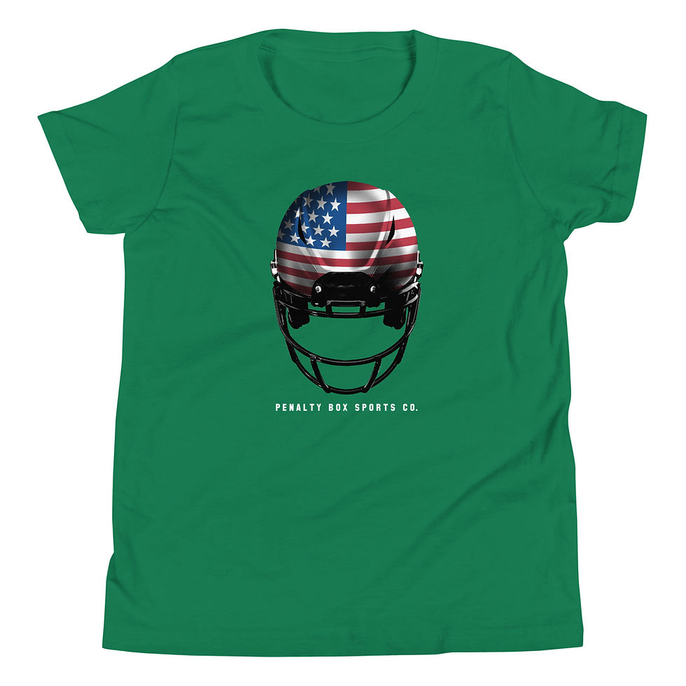Thumbnail: USA Football Helmet Tee Youth