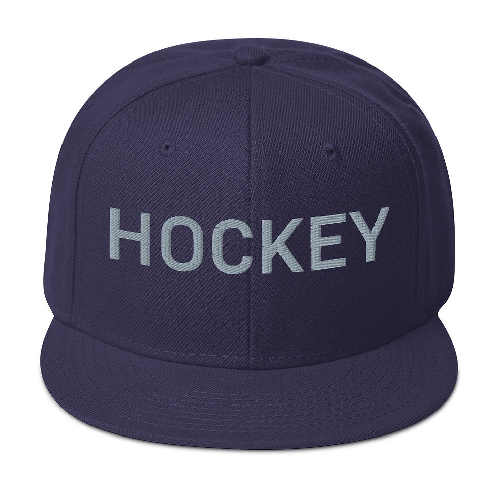 Thumbnail: HOCKEY Flatbrim Snapback Hat