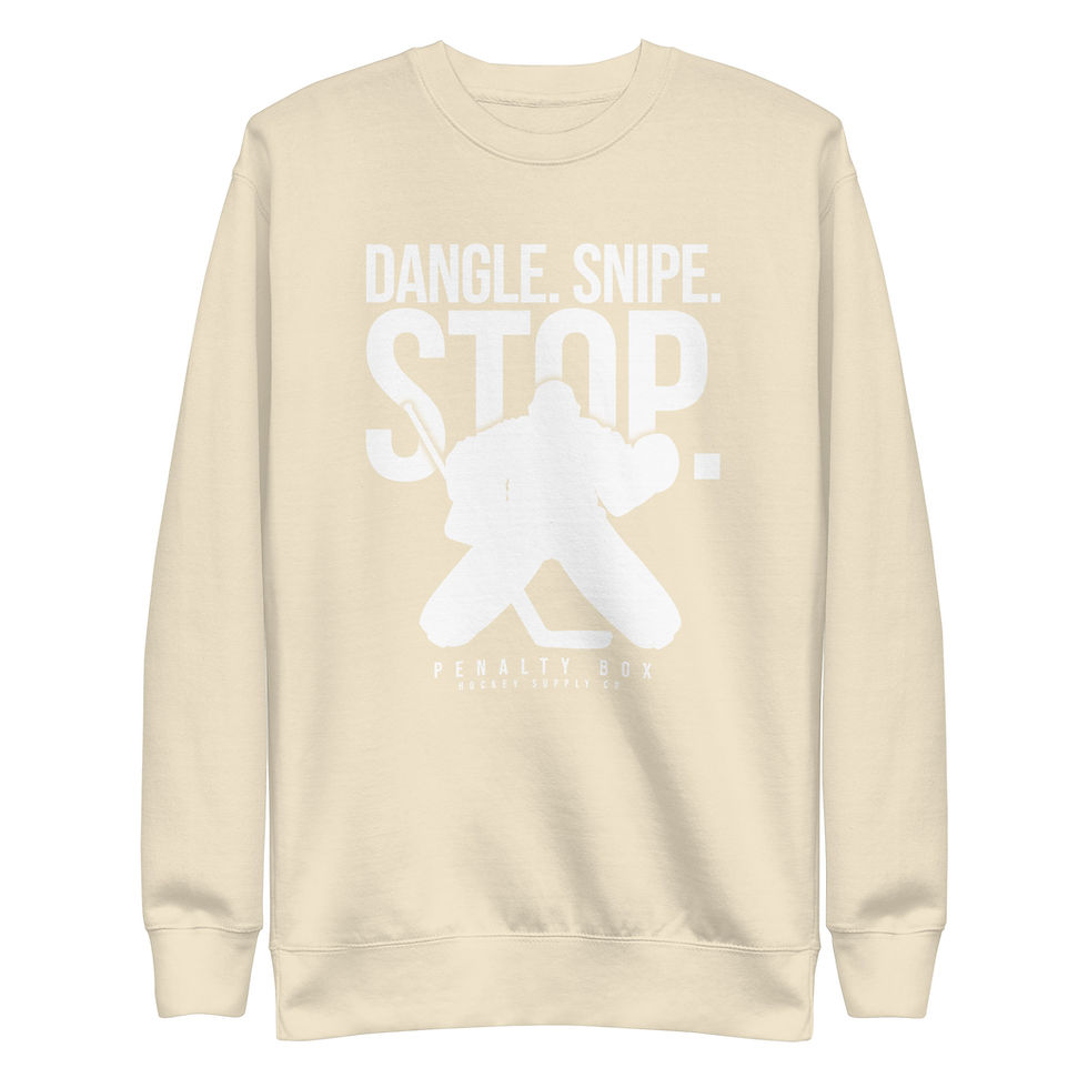 Thumbnail: Dangle. Snipe. Stop. Crew Neck