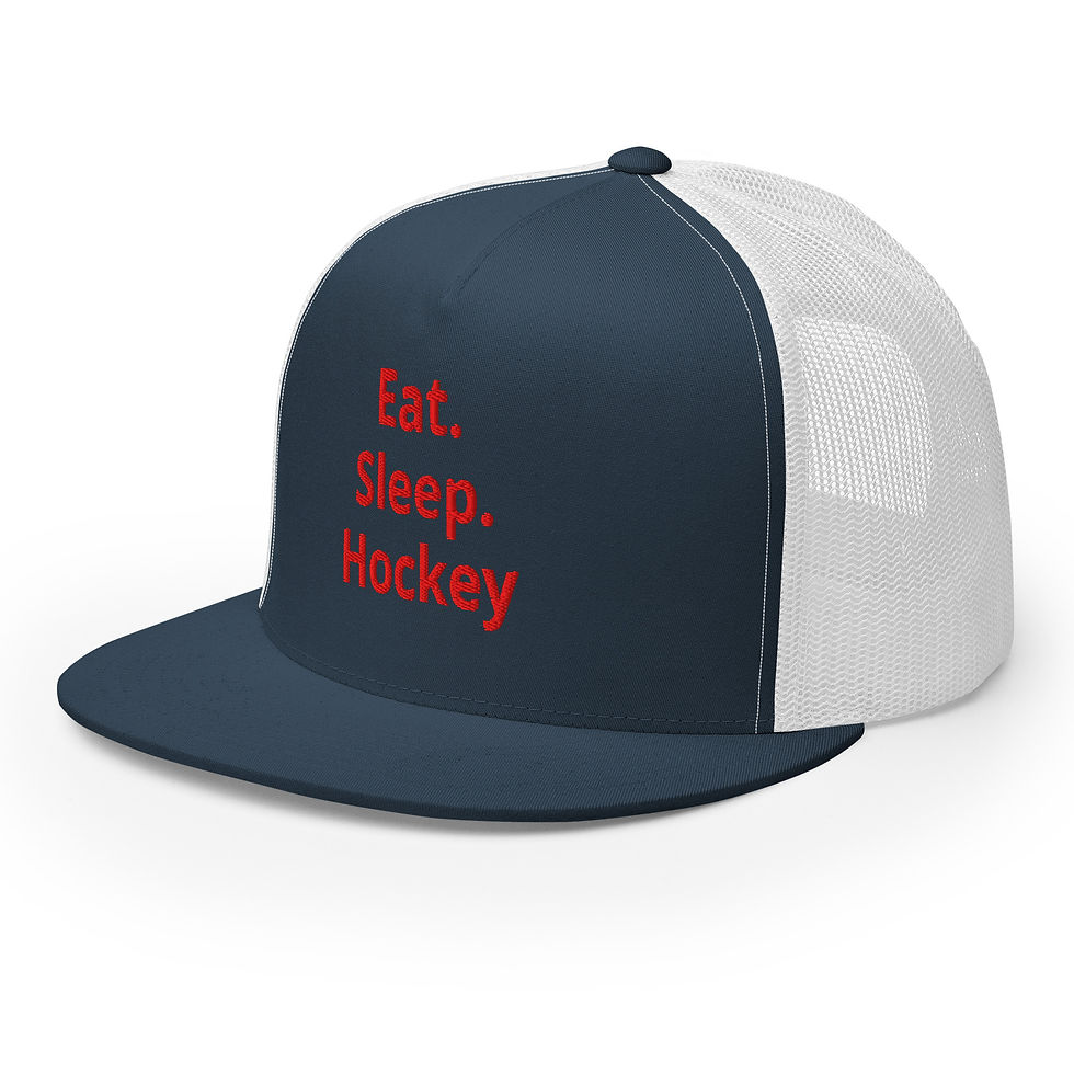 Thumbnail: Eat. Sleep. Hockey. Trucker Cap
