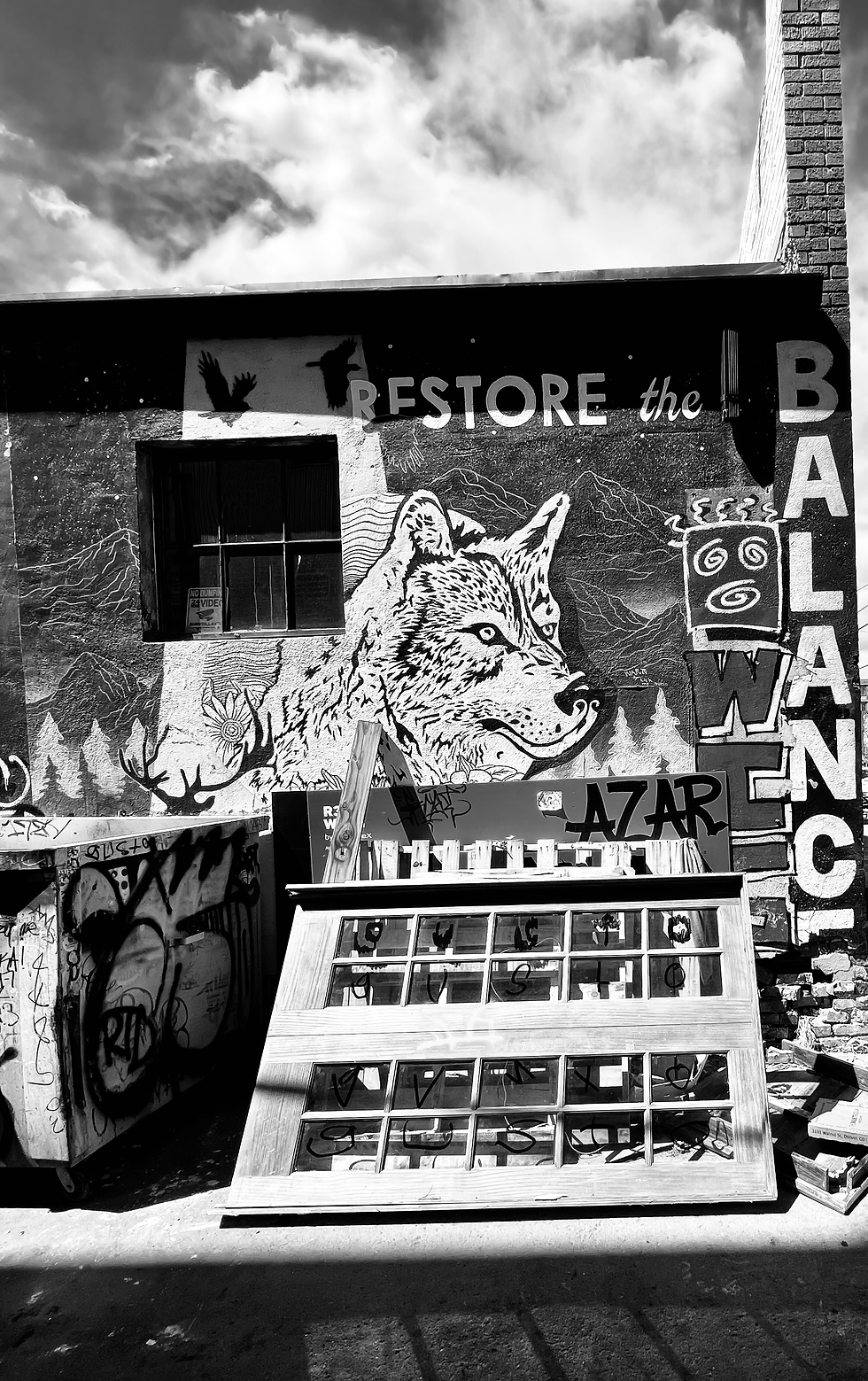 Restore The Balance Graffiti