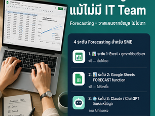 Demand Forecasting ฉบับ SME: พยากรณ์ยอดขายด้วยข้อมูลที่คุณมีอยู่