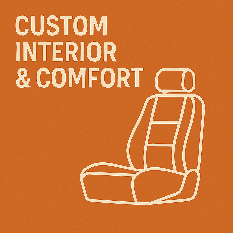 Custom Interior & Comfort for a Toyota Cruiser, Toyota Hilux