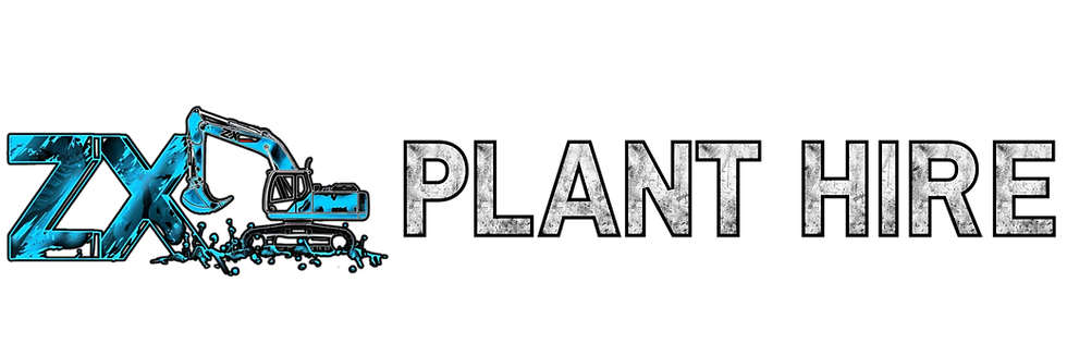 ZX Plant Hire Logo - Horizontal logo