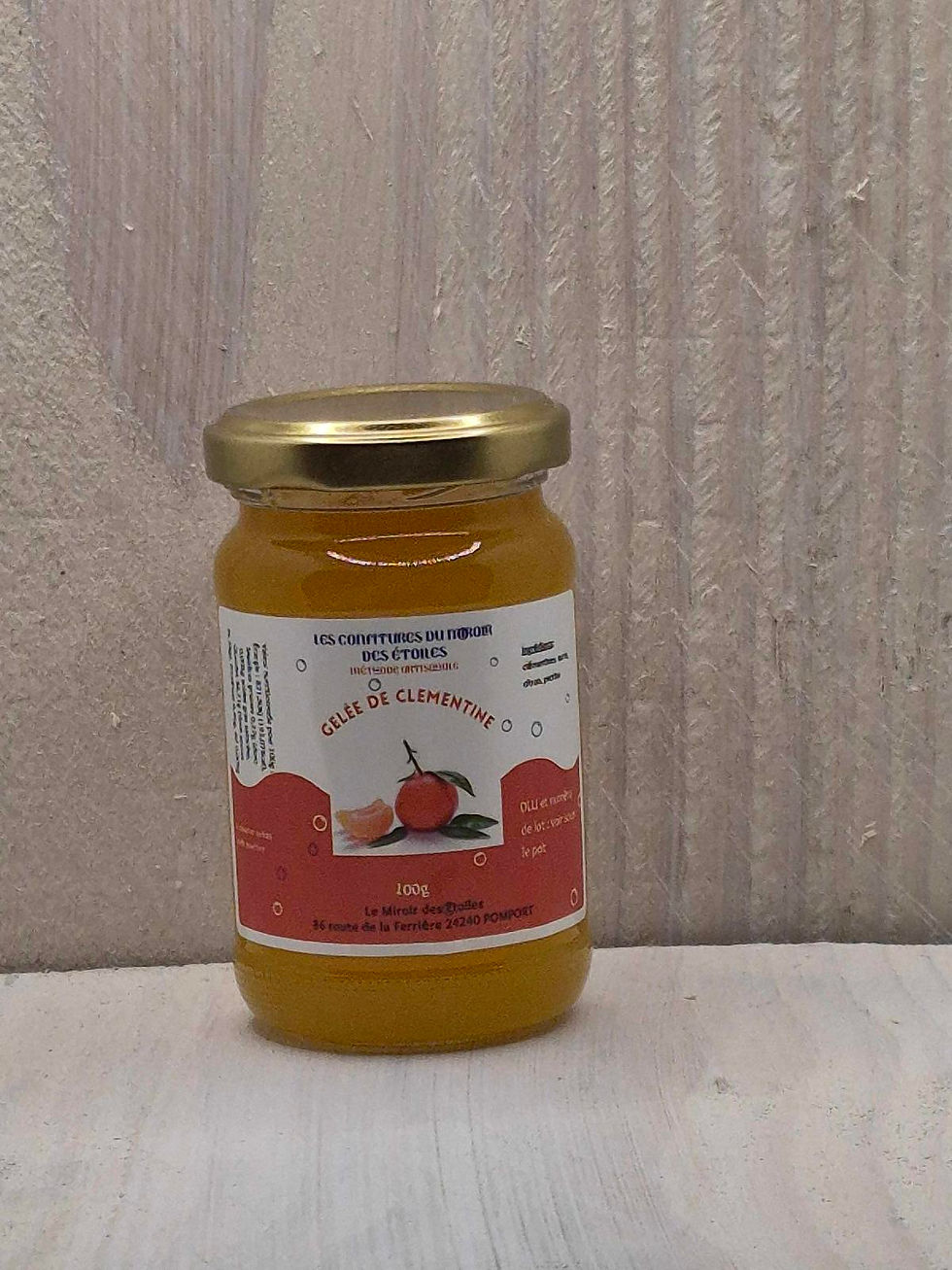 pot de gelée de clémentine 100g
