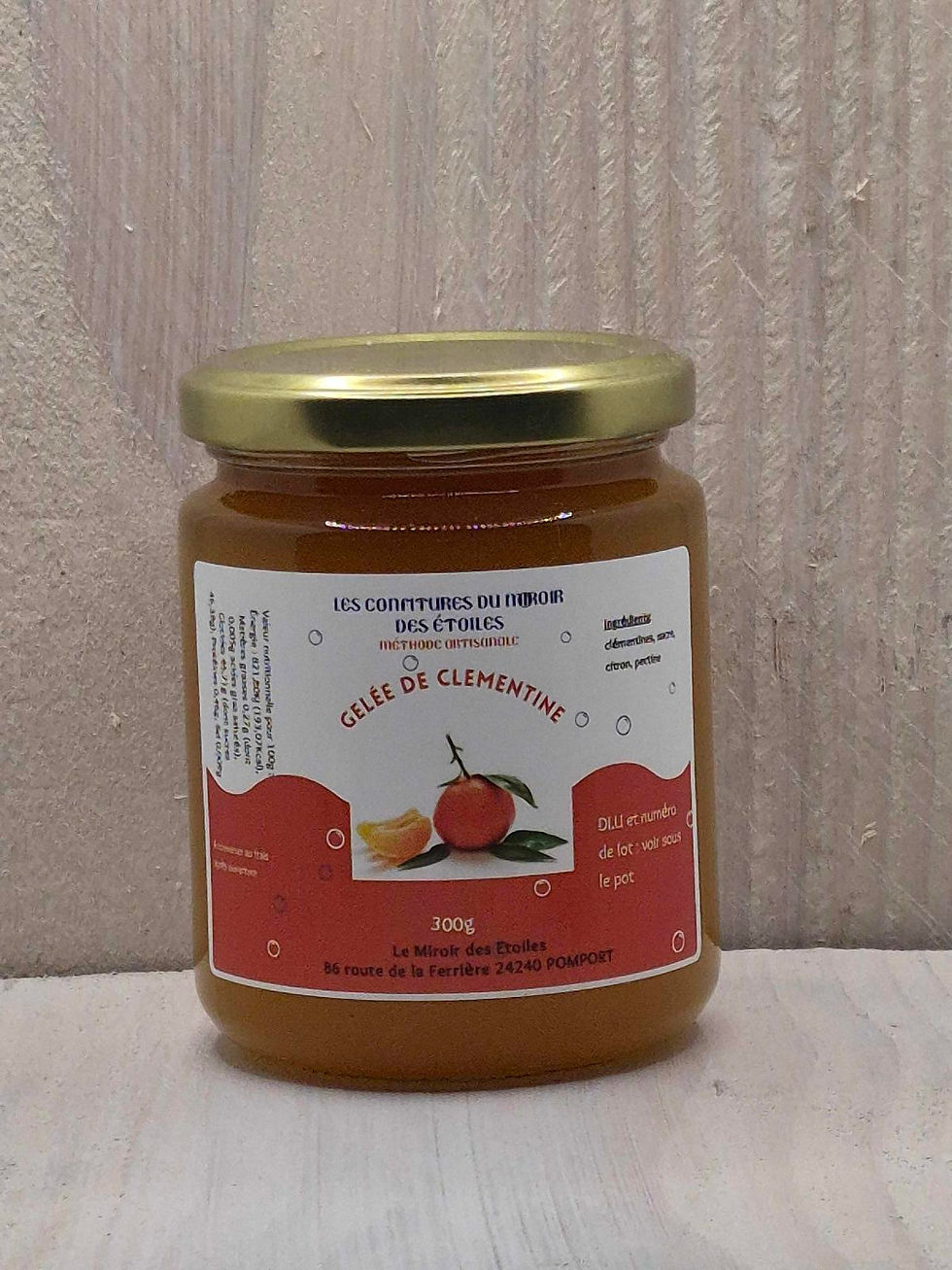 pot de gelée de clémentine 300g