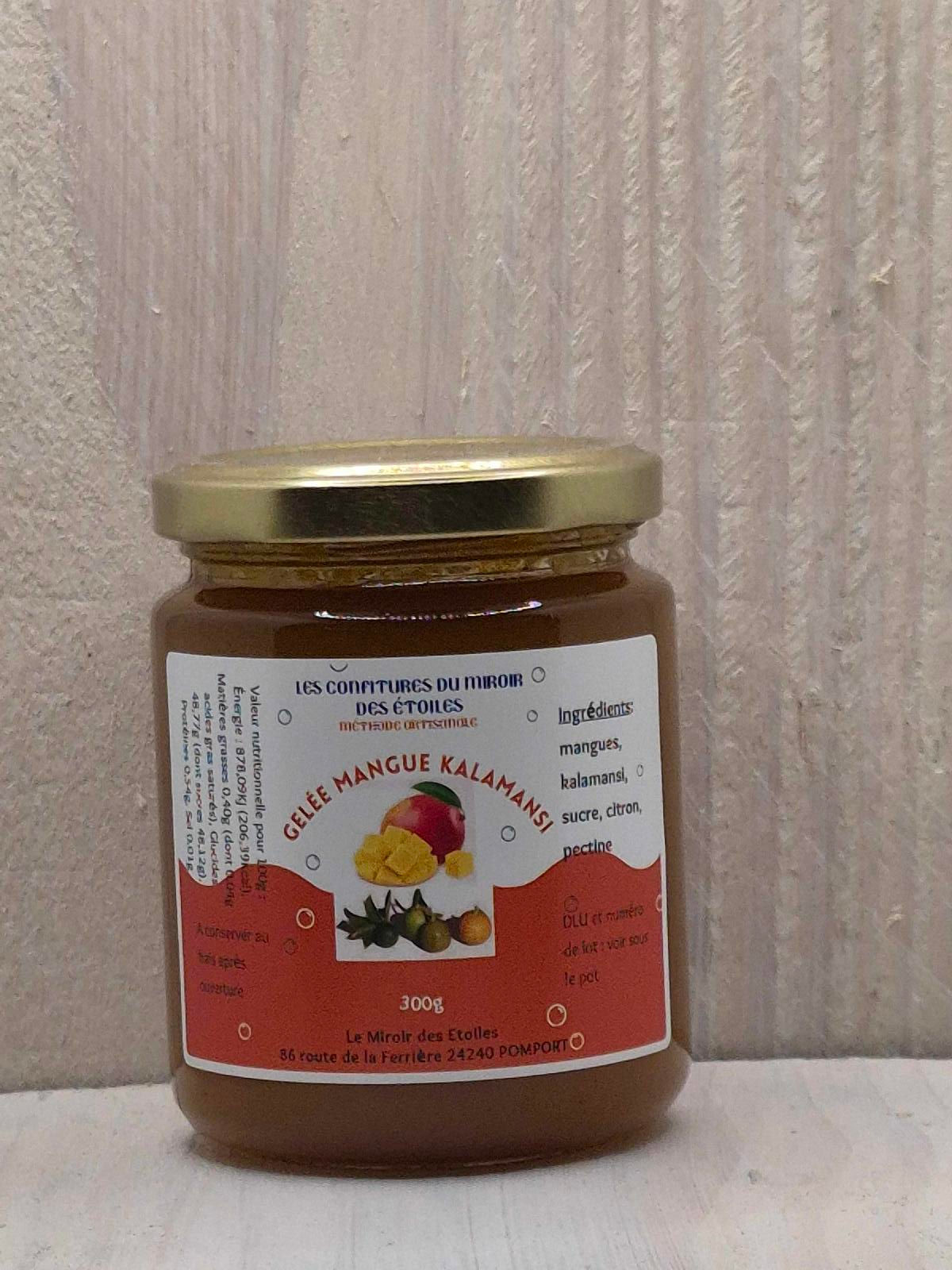 pot de gelée mangue kalamansi 300g