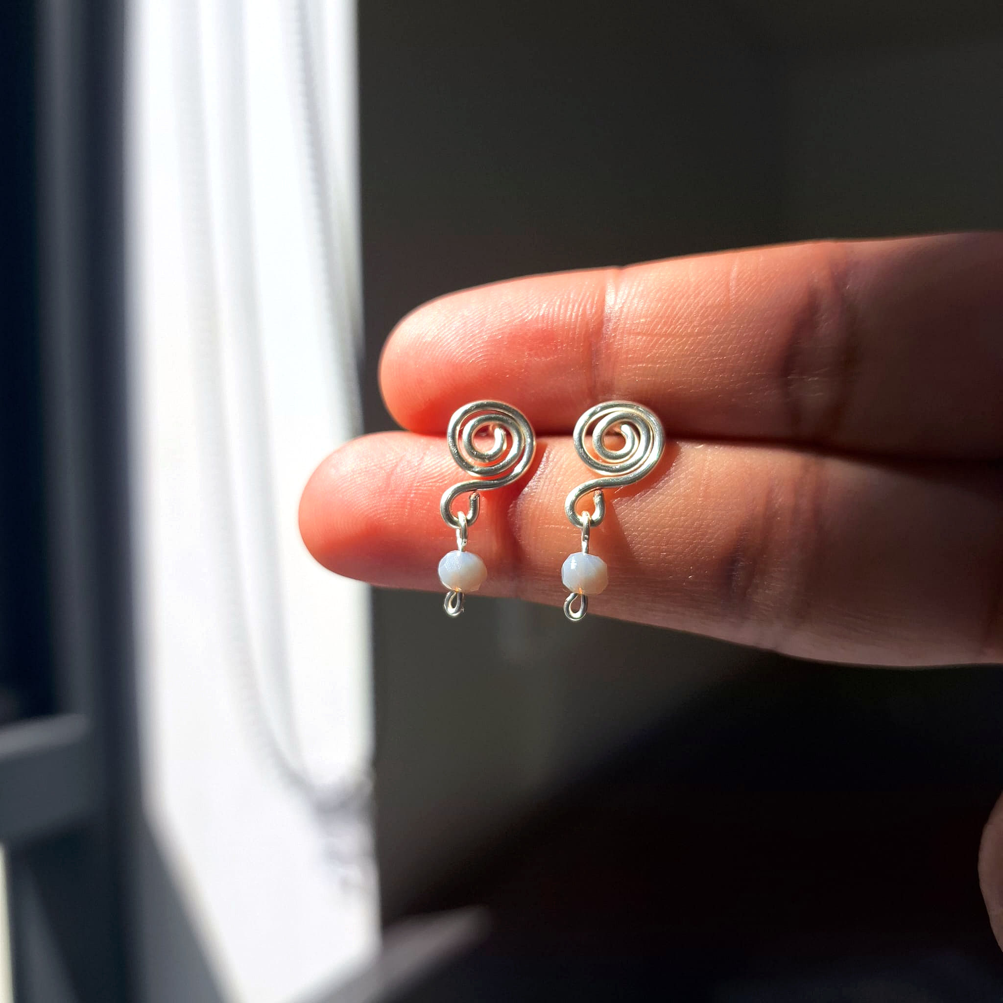 Spiral Drop Earrings