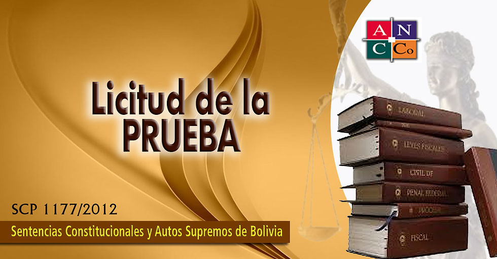 licitud de la prueba