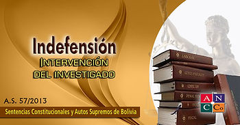 Sentencias constitucionales de Bolivia
