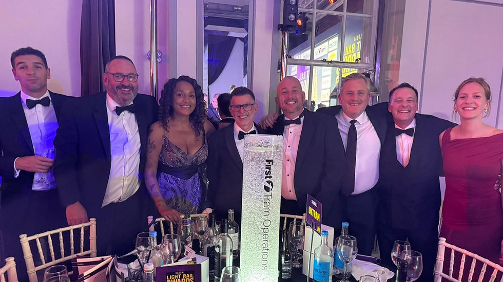 The UKTramTeam at the Global Light Rail Awards