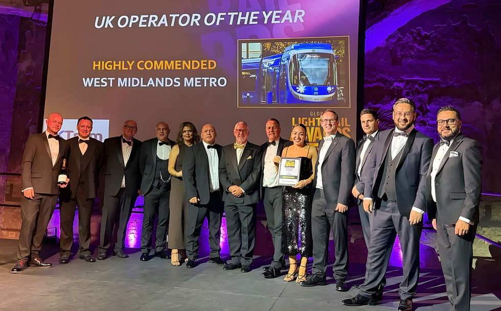 Light rail sector celebrates success at Global Light Rail Awards 2026