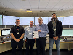 Dean Hatton, Service Delivery Manager, Nexus Tyne & Wear Metro, Peter Stout, Service Delivery Manager, Nexus Tyne & Wear Metro, Alex Dodds, Project Operations Interface Specialist, Network Rail, Chris Breheny, Head of Service Delivery, Nexus Tyne & Wear Metro