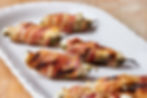 BACON WRAPPED CREAM CHEESE JALAPEÑOS