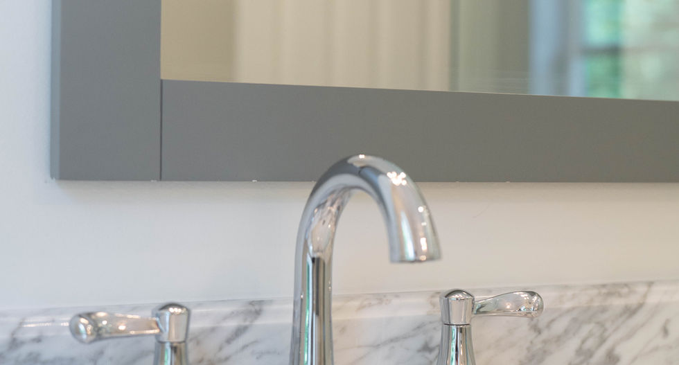 High-end bathroom remodel finishes by Arrow Works in Spruce Pine NC