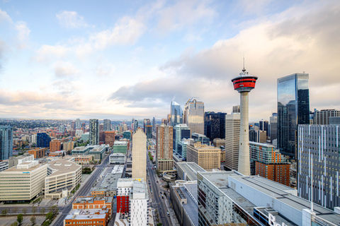 Calgary city views UPTEN  owned by Strategic Group 