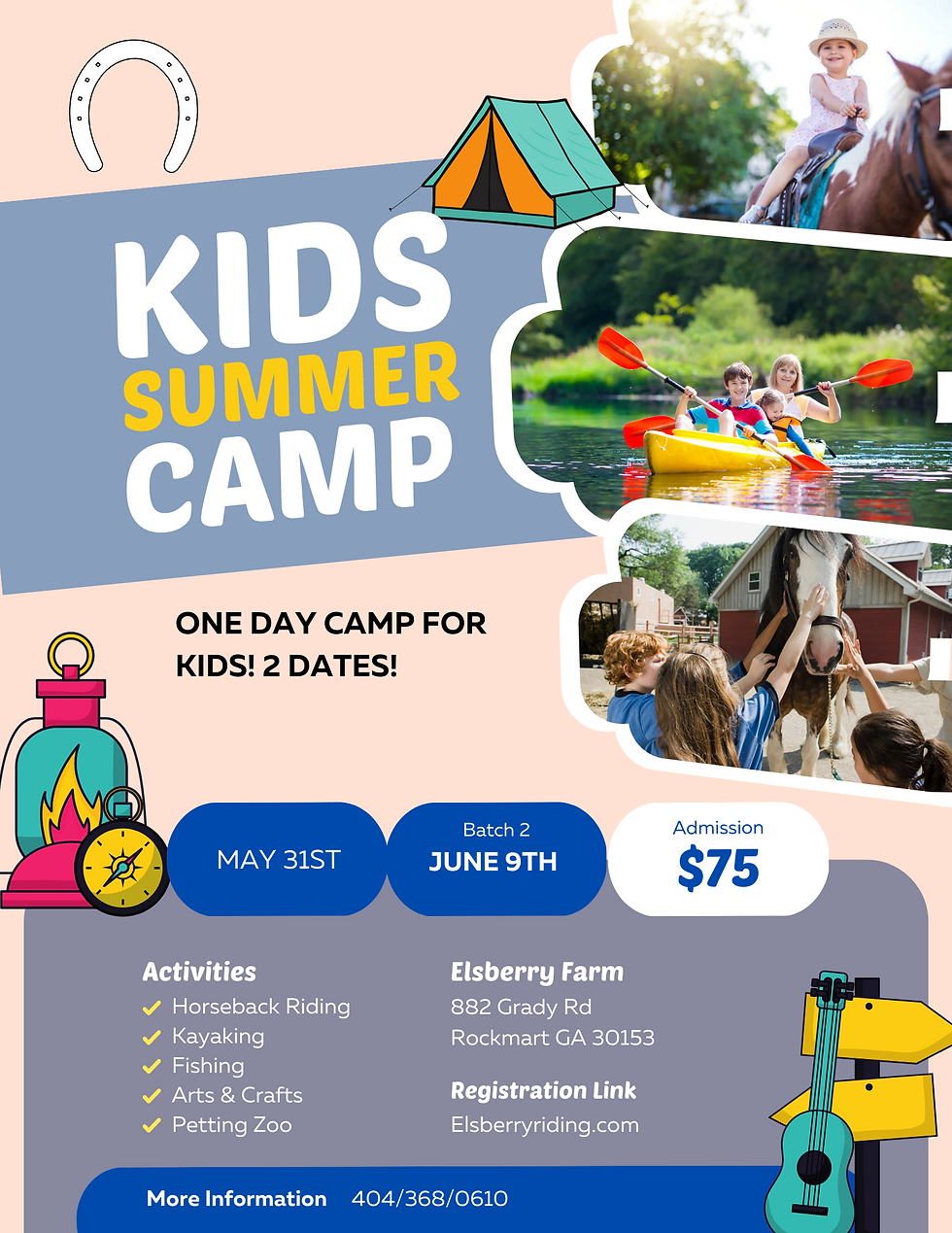 One Day Horse Summer Camp -
