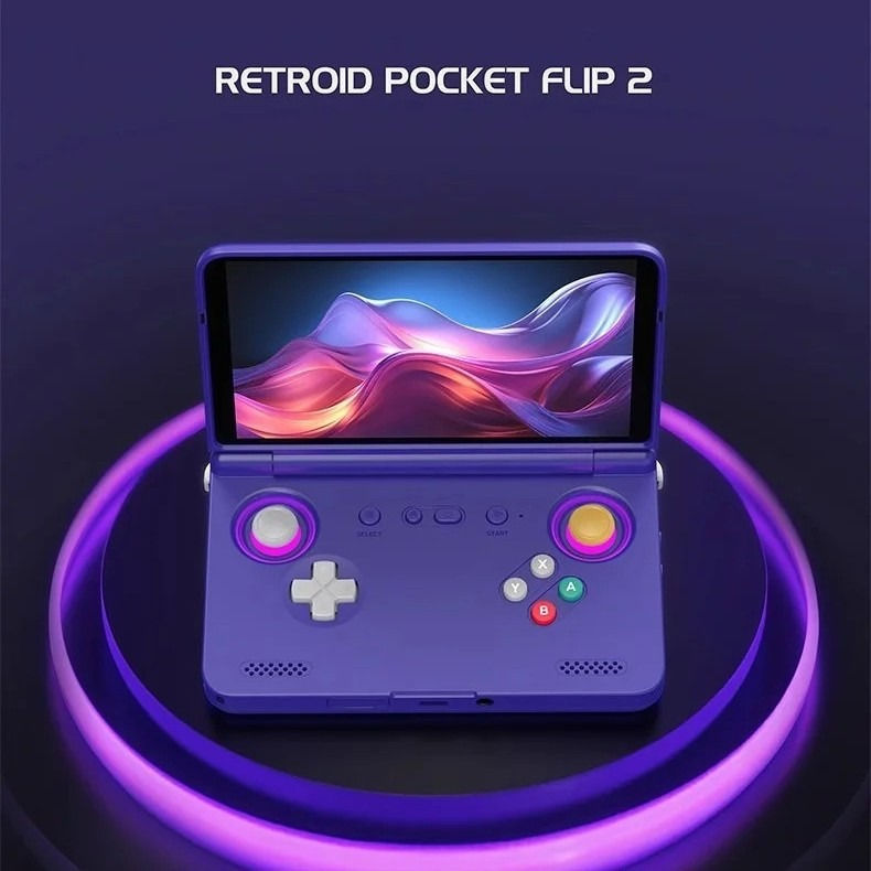 Retroid Pocket Flip2 SD865 OLED Handheld Game Console