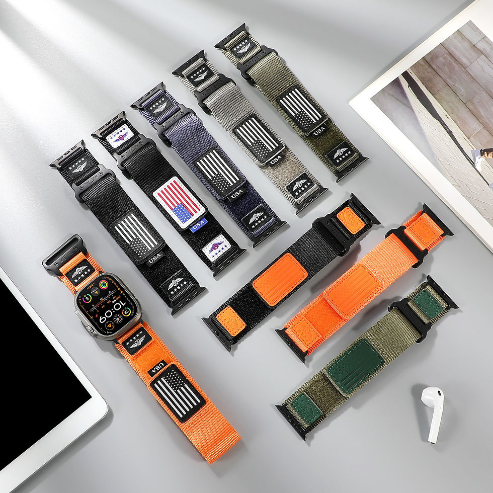 Thumbnail: New Nylon Trail Watch Band for Apple Watch S8/S9