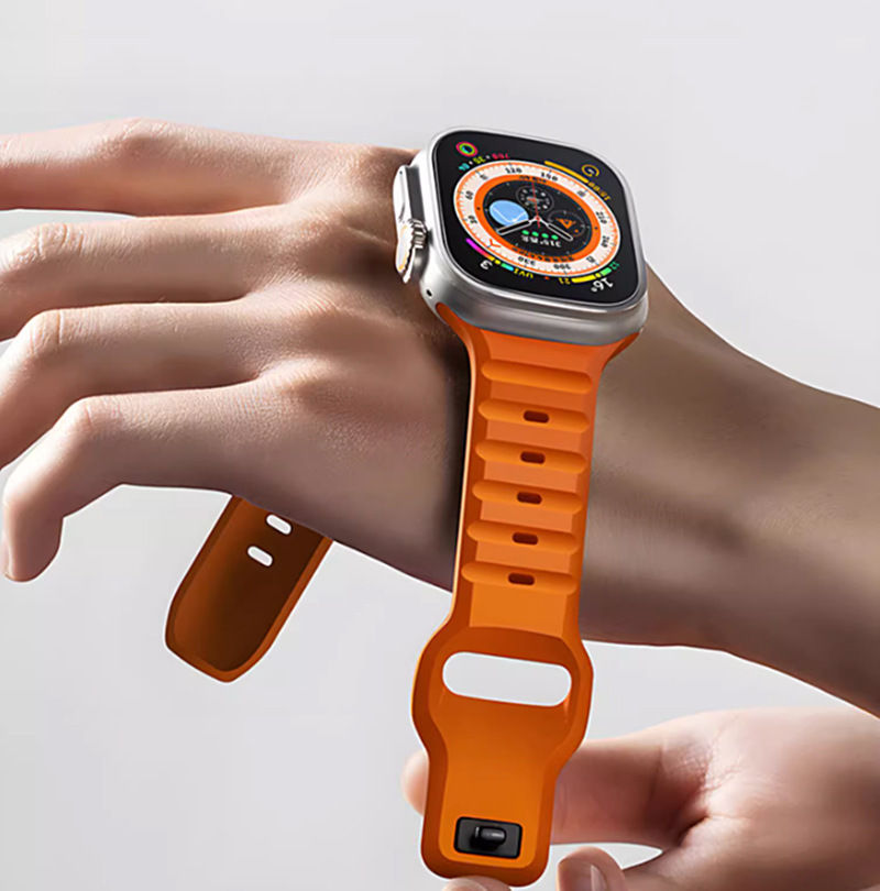Thumbnail: Single Color Silicone Band for Apple Watch Ultra