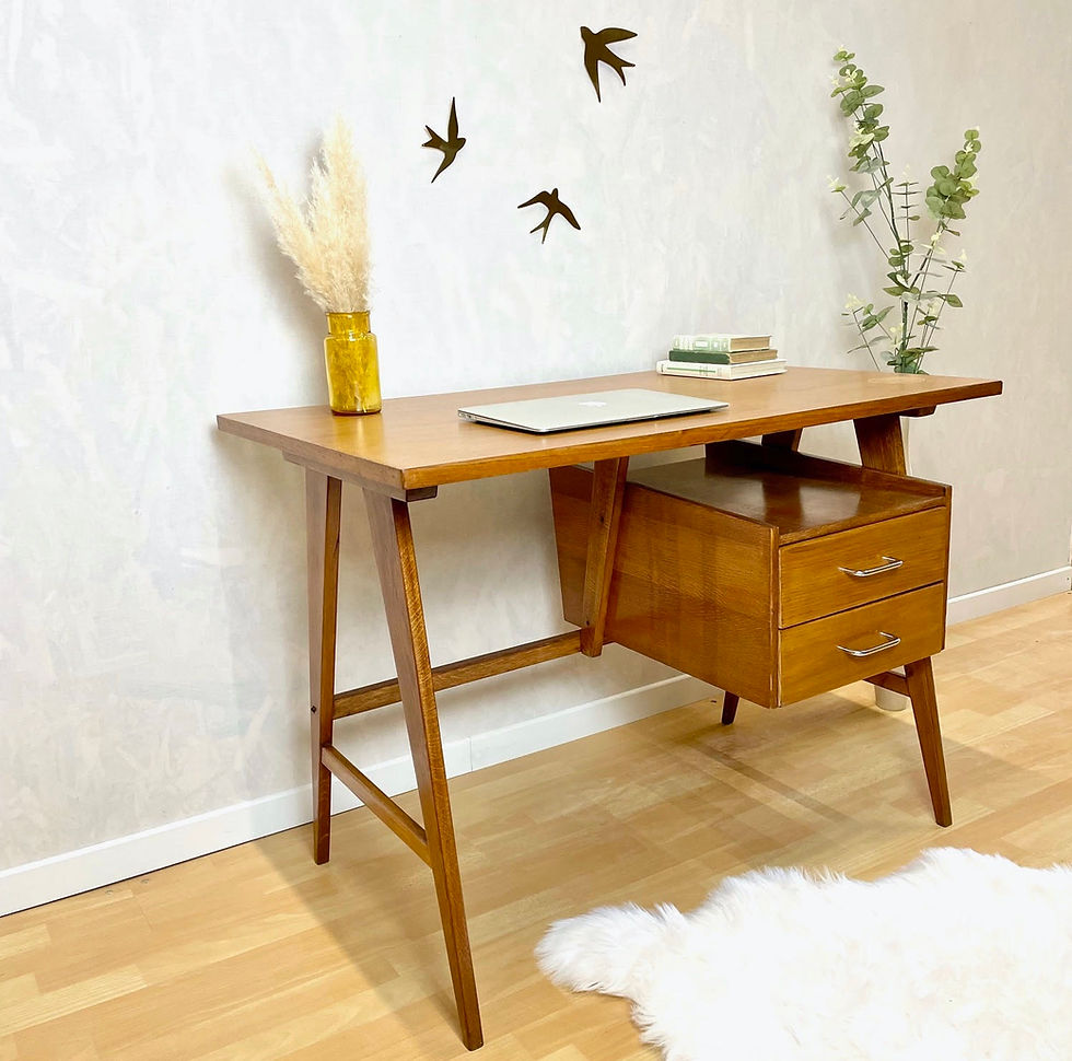 Miniature : Bureau pieds compas