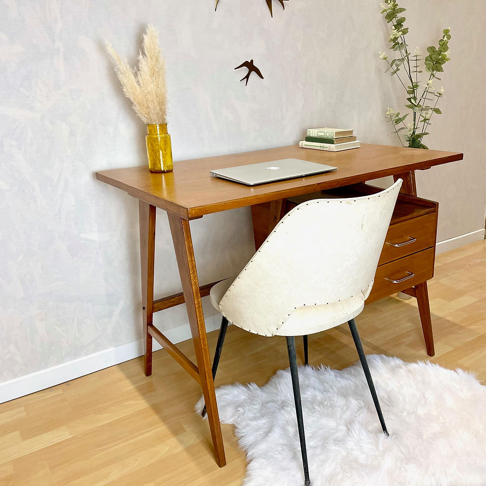 Miniature : Bureau pieds compas