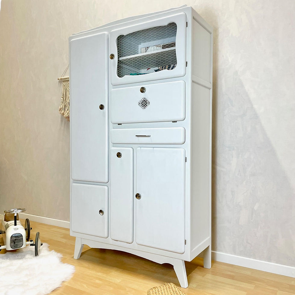 Miniature : Buffet mado gris perle