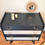 Miniature : Commode gris et bleu
