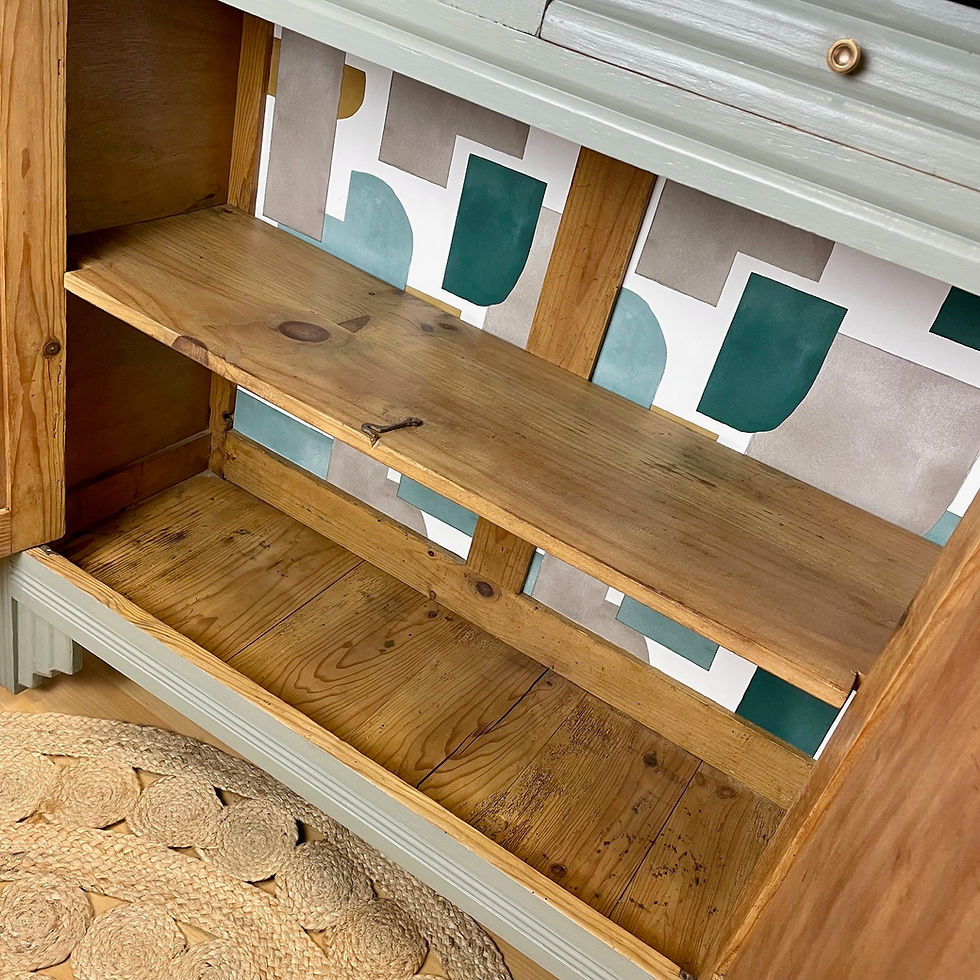 Miniature : Buffet années 40 vert fumé