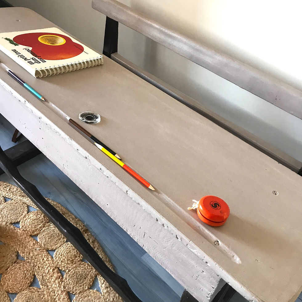 Miniature : Bureau écolier double