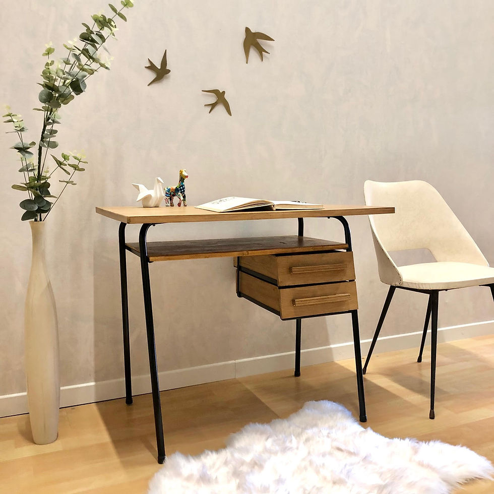 Miniature : Bureau enfant/ado structure tubulaire