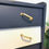 Miniature : Commode gris et bleu