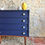 Miniature : Commode 4 tiroirs bleu nuit