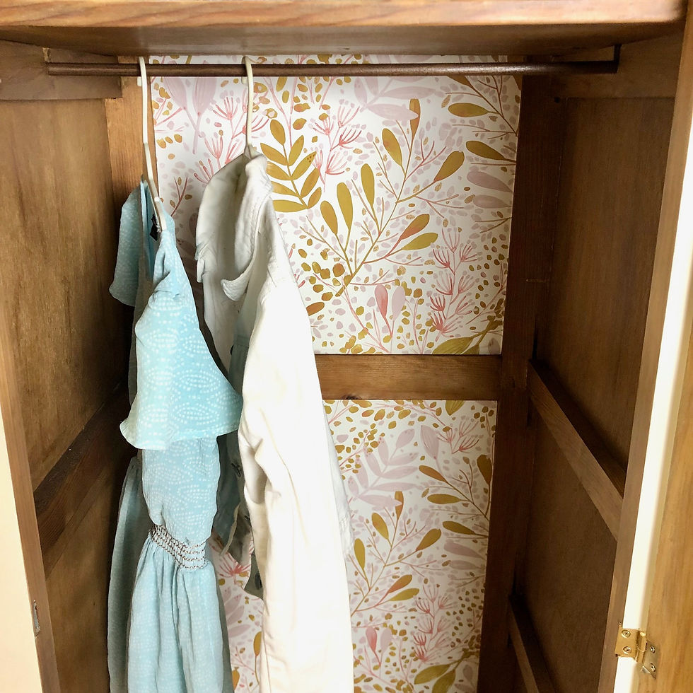 Miniature : Armoire asymétrique beige lin