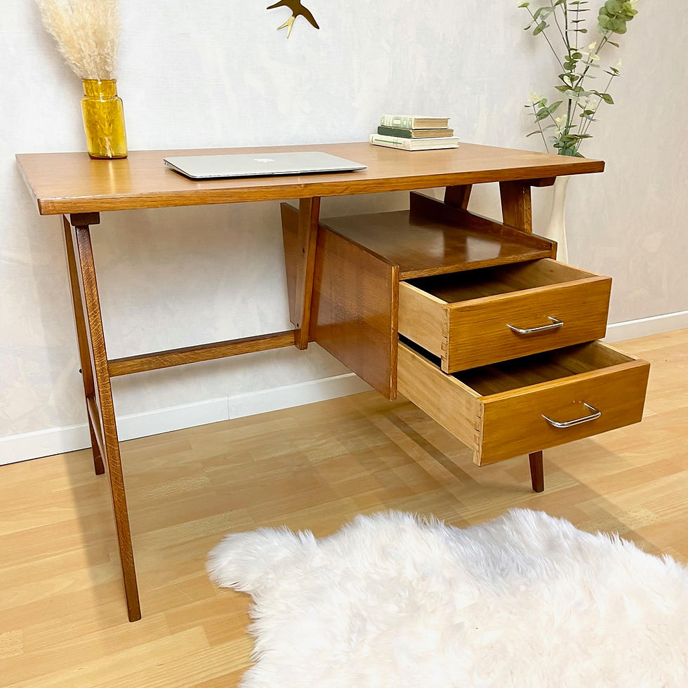 Miniature : Bureau pieds compas