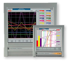 Real-time production data on touchscreen
