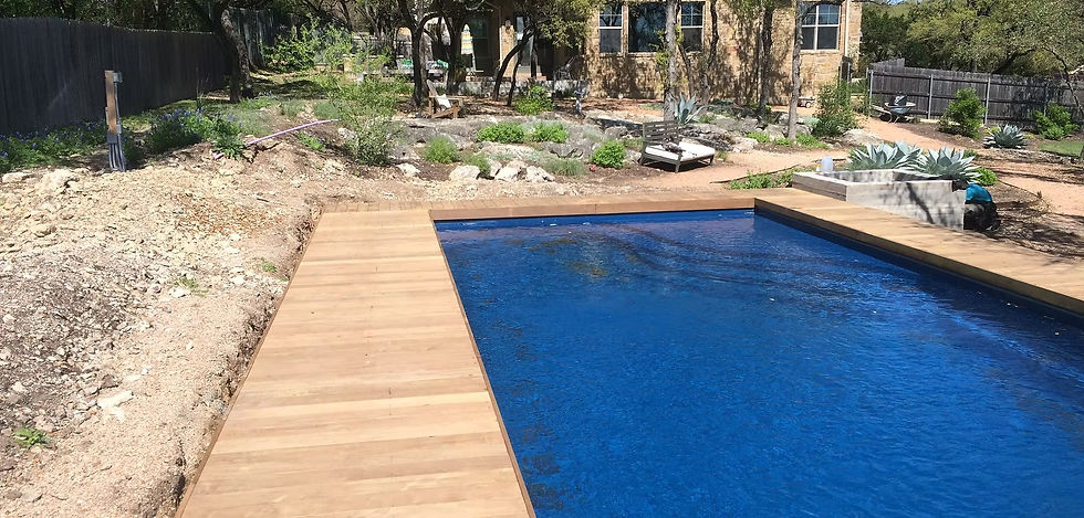 deck image with a pool